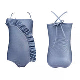 Pepita & Me Waves swimsuit tornasol onepiece azul