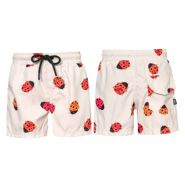 Pepita & Me swimshorts mariquitas crudo