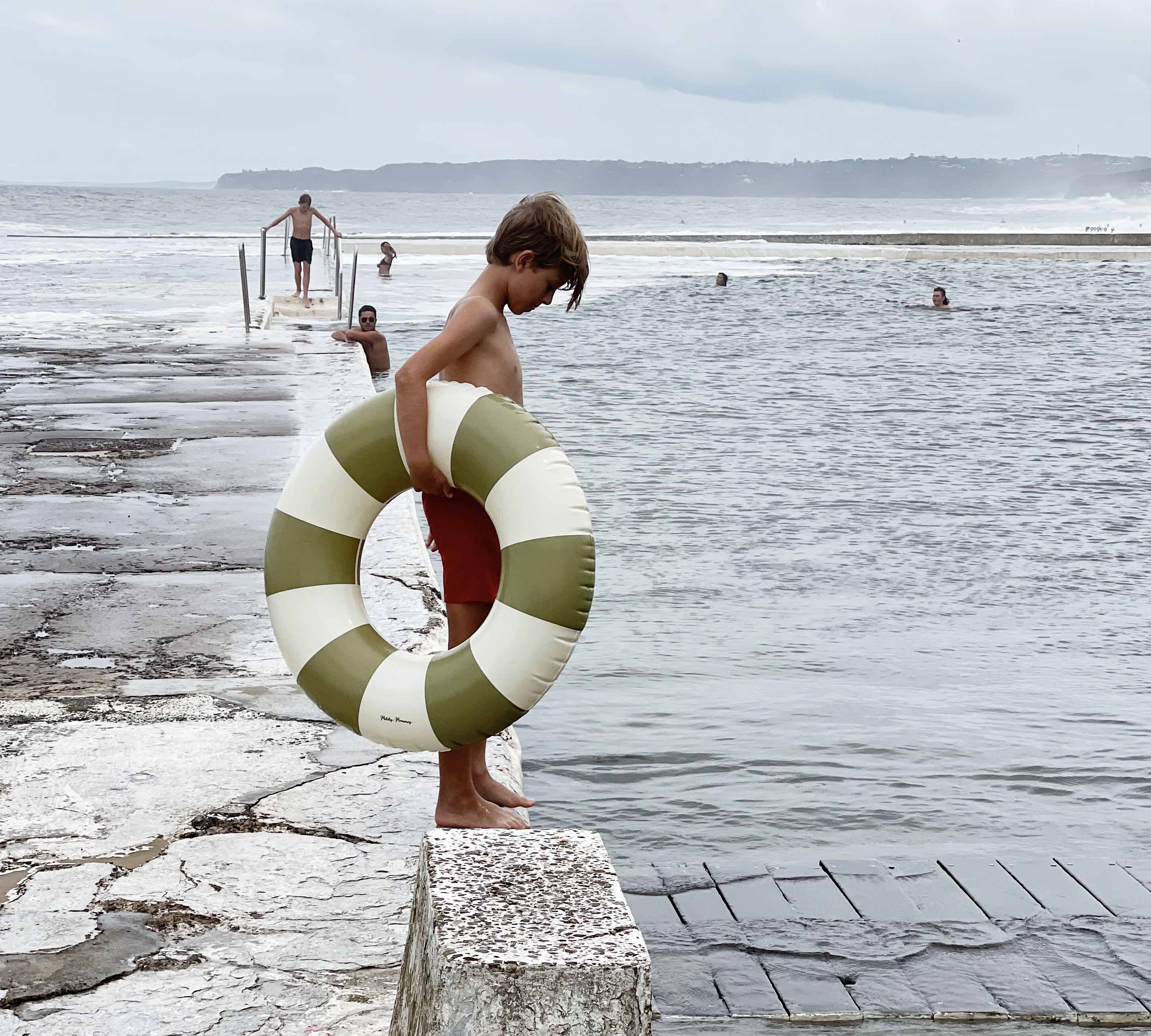 Petites Pommes | 90cm Sally Swim Ring - Terra Verde