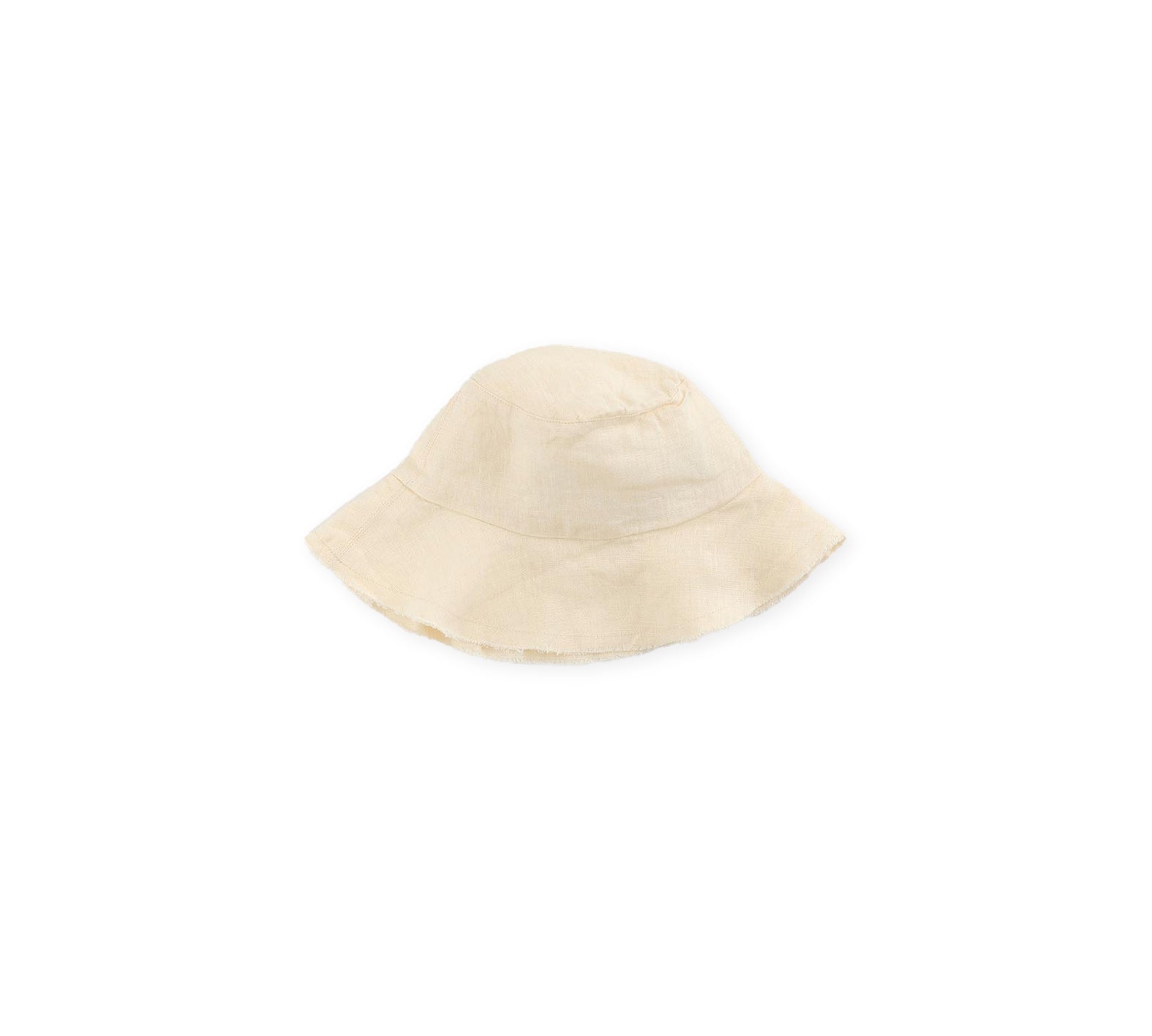 Play Up Linen hat Karite - Cream linen hat kids