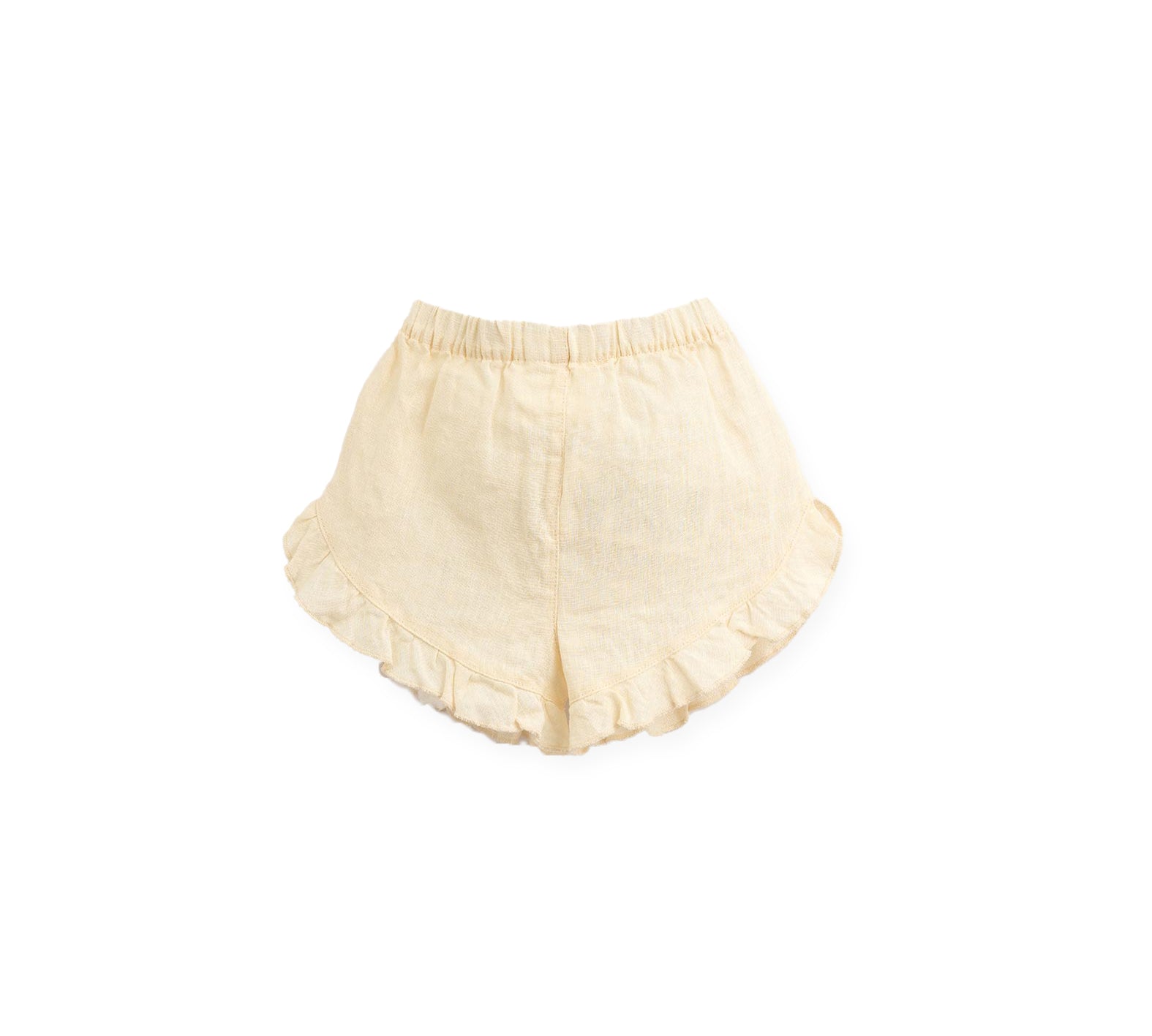 Play up linen shorts in karite cream color