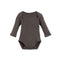 play up rib body chia - baby romper dark grey