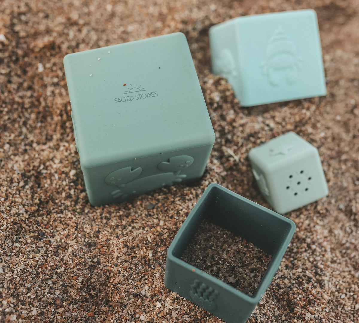 Salted Stories | Stacking Tower Solid - Blue