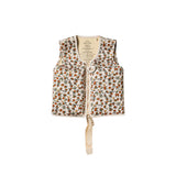 Salted Stories Pomegranate floating vest in White Swan front product image