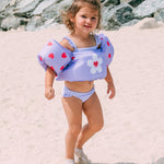 Girl with Swim Essentials Puddle Jumper  Flower Heart