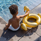Boy with Swim Essentials 56 cm Split Ring Gold Swan 