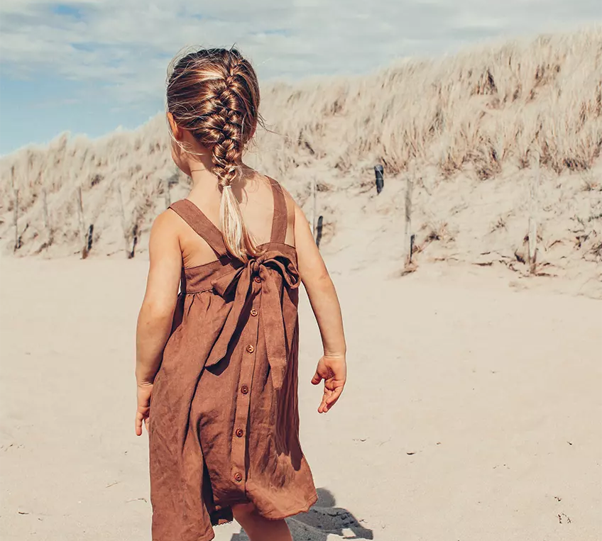 Two You Label | Dress Linen Leah - Sienna