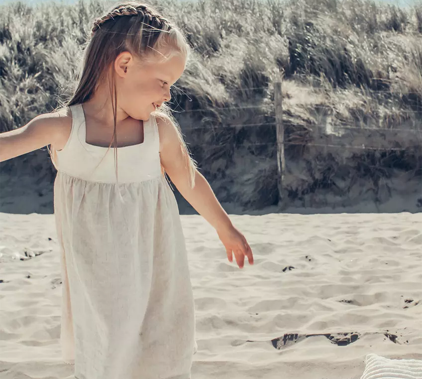 Two You Label | Dress Linen Leah - Beach
