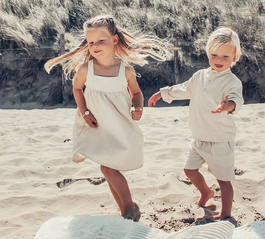 Two You Label | Dress Linen Leah - Beach