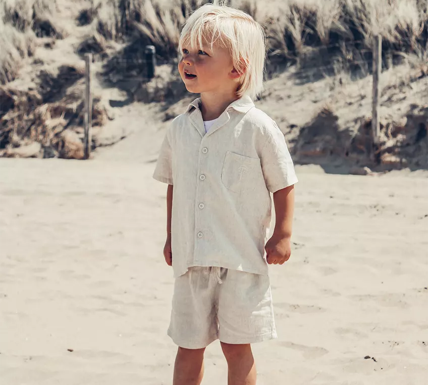 Two You Label | Shorts Linen Sammy - Beach