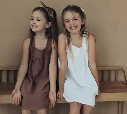 Two You Label | Dress Linen Leah - Sienna