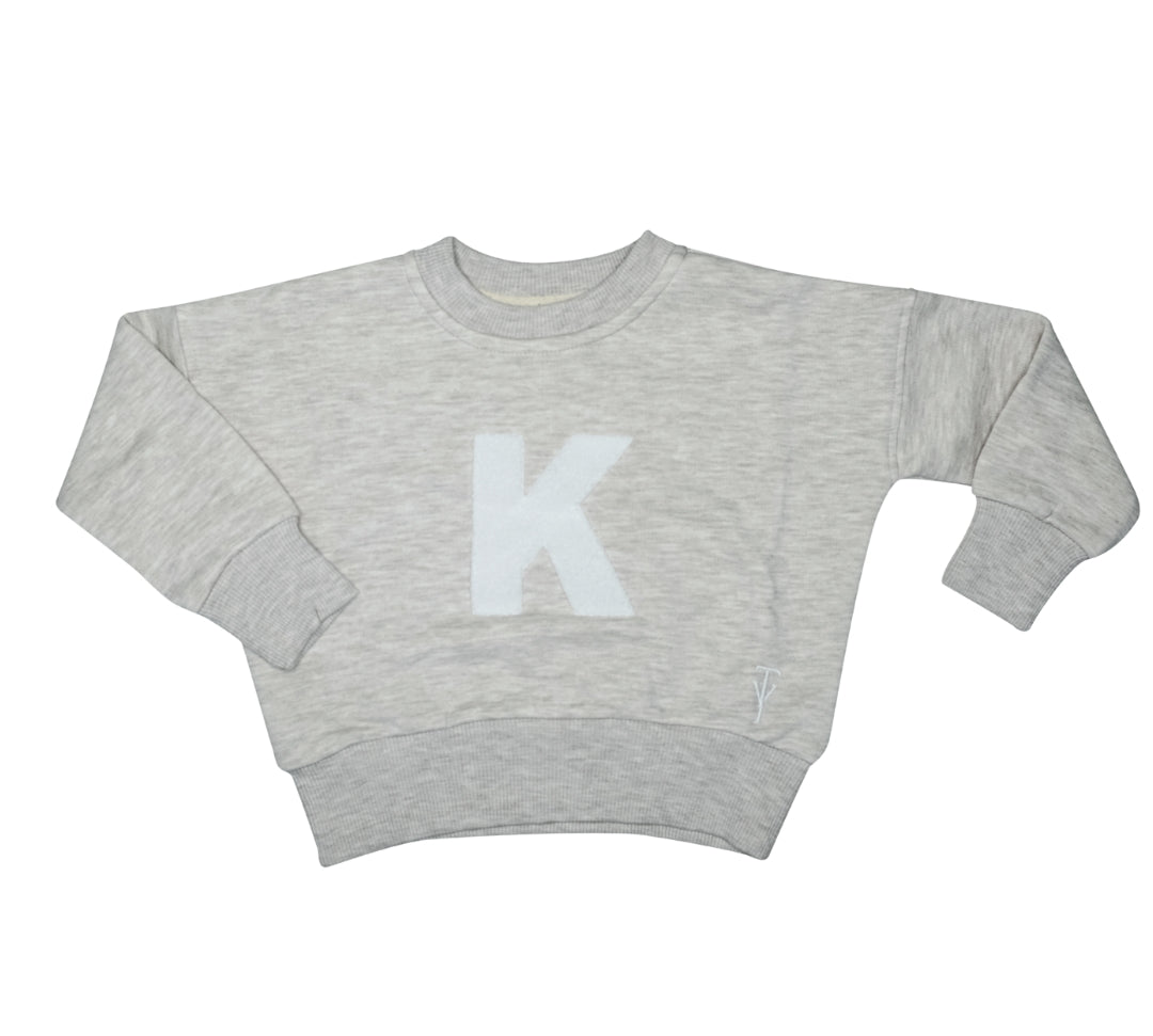 Two You Label Sweater Letter