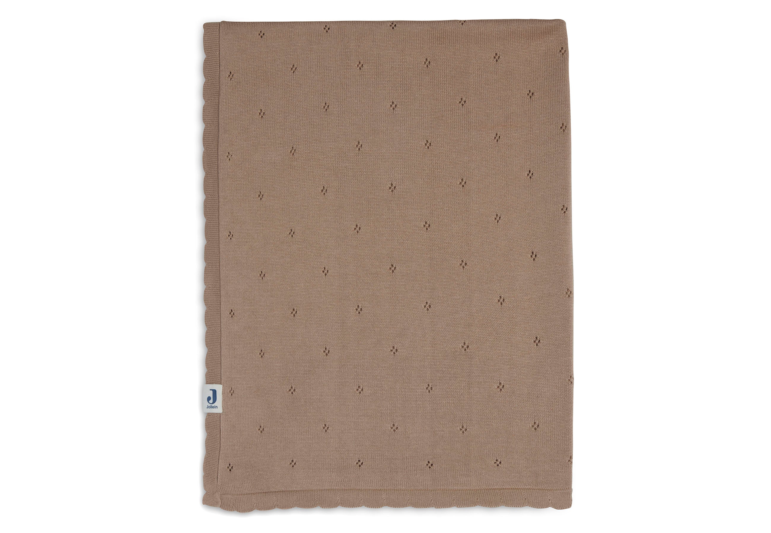 Jollein Blanket 75x100cm Pointelle Biscuit gots