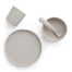 jollein children silicone dinner set nougat