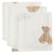 Jollein mouth cloth muslin teddy bear 3-pack