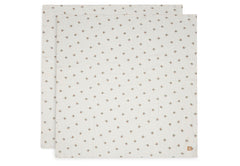 Jollein Muslin Swaddle large muslin cloth 115cm rose hip
