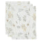 Jollein muslin wash cloth wild flowers 3-pack