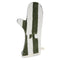 jollein washcloth stripe terry leaf green gots
