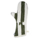 jollein washcloth stripe terry leaf green gots