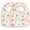 Waterproof bib peach