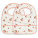 Waterproof bib peach