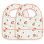 Waterproof bib peach